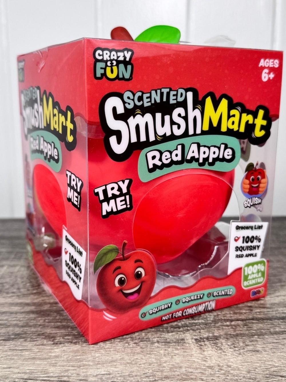SmushMart RMS Red Apple Scented Squishy